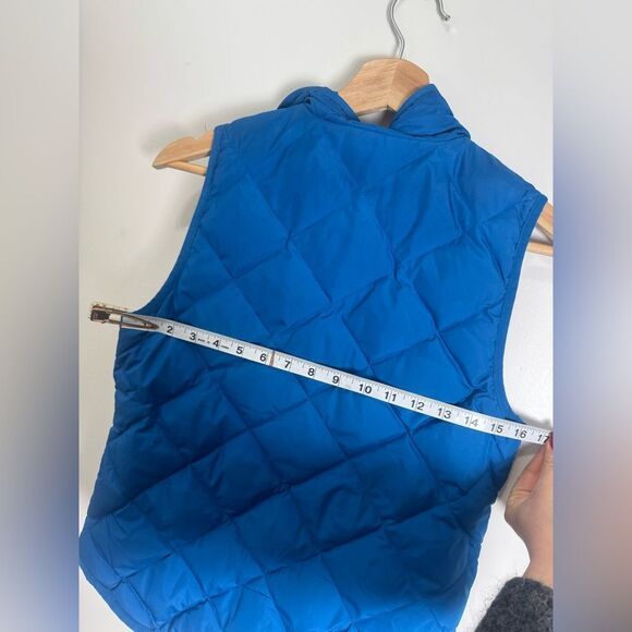 J.Crew Women's Excursion Down Vest Size XXS in Riviera Blue Royal EEUC classic - Picture 7 of 15